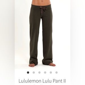 RARE - 2011 Lululemon Lulu Pant II Tall - Heathered Black (Grey) - 4